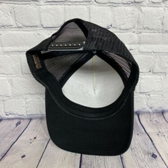 Travis Mathew Hat Cap Snapback Gray Black Awesome Tour Golf Trucker Mesh Promo - Picture 6 of 8